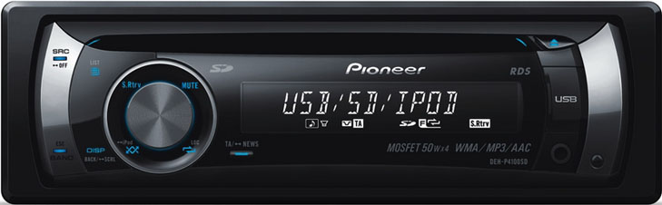 DEH-P4100SD PIONEER,USB,SD,Aux,iPod,1 RCA